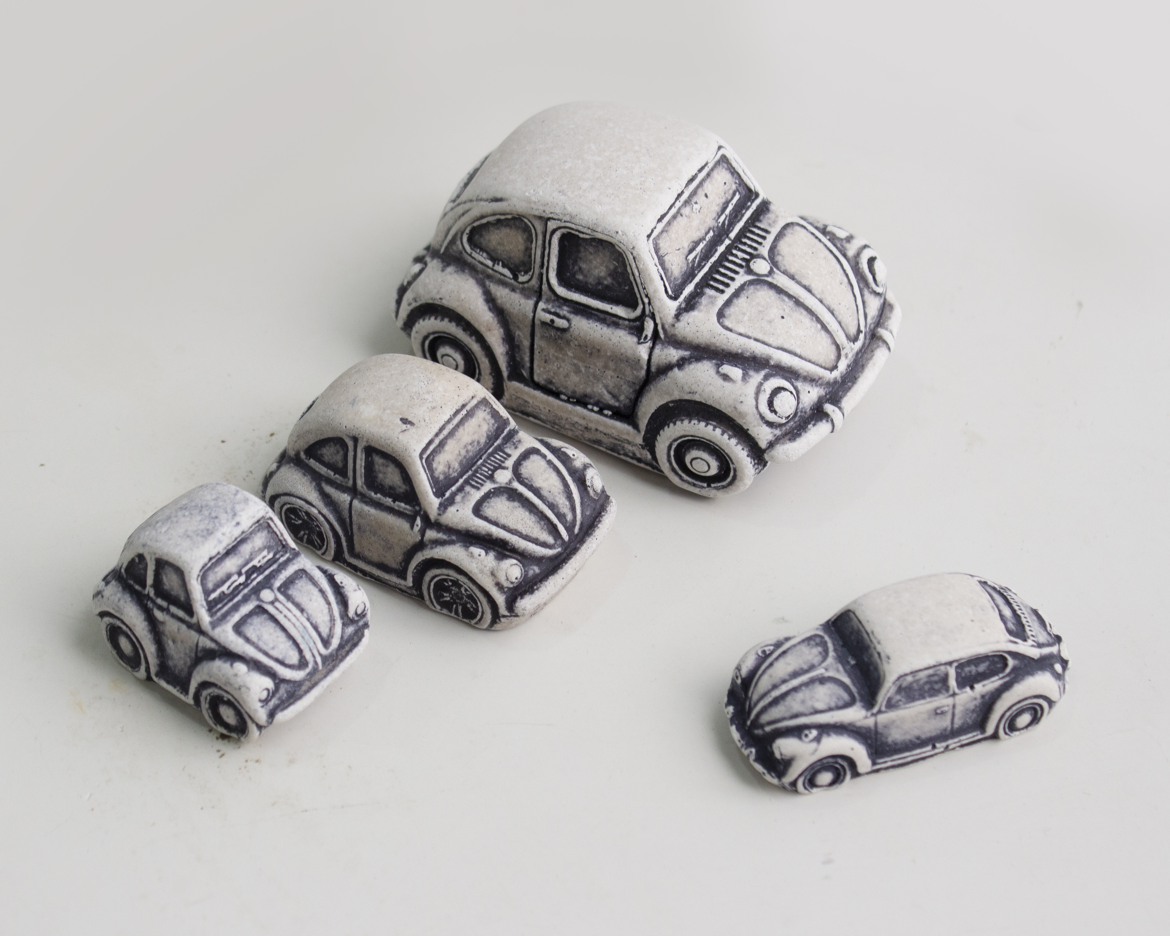 مجسمه سنگی ماشین/ هدیه و دکوری شایسته ویترین، میز کار و پذیرایی خانه